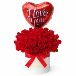 Box I Love You con 30 Rosas