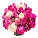 Ramo Dúo con 24 Rosas y Claveles