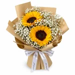 Ramo Duo Amor con 2 Girasoles