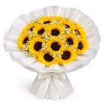Ramo Lucía con 20 Girasoles