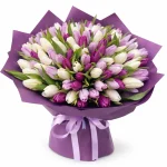 Ramo Reina Deluxe con 50 Tulipanes